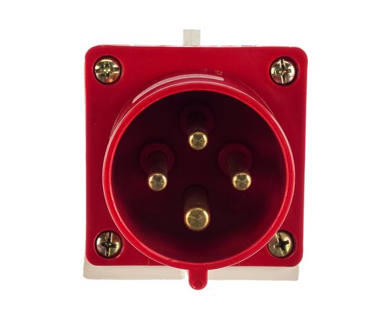 Стационарная вилка ЭРА 524 3Р+РЕ 32А 380В IP44 Б0032859 – изображение 2