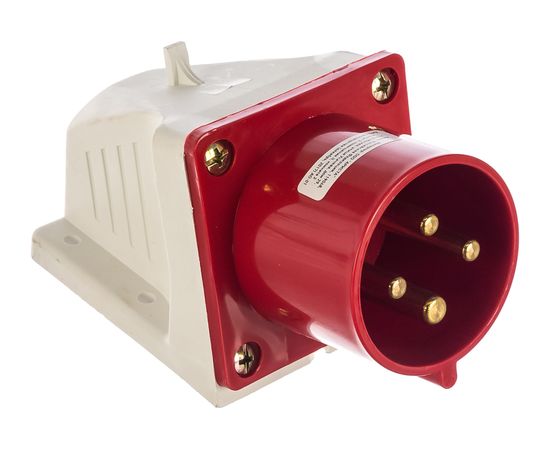 Стационарная вилка ЭРА 524 3Р+РЕ 32А 380В IP44 Б0032859 – изображение 3