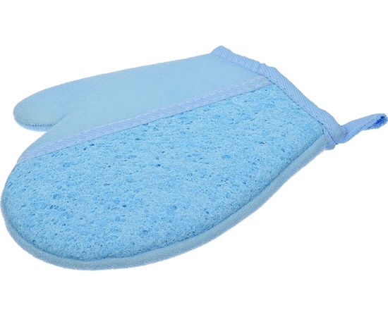 Мочалка из целлюлозы Банные Штучки Варежка, 28х18 см, 4 цвета 40107 – изображение 3