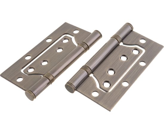 Универсальная накладная петля НОРА-М 800-4"" FHP AB бронз.покр. без колп. 100х75х2,5 14651 – изображение 3