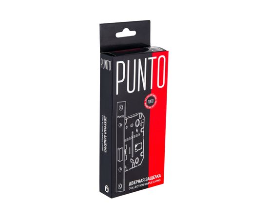 Врезная защелка PUNTO L72-50 SN мат.никель 36943 – изображение 3
