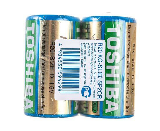 Солевой элемент питания Toshiba R20 140 – изображение 4