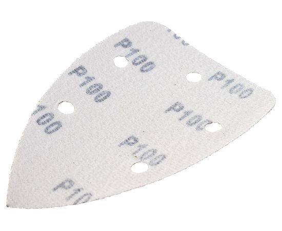 Треугольник шлифовальный на липучке (5 шт; 140х140х80 мм; Р100) PATRIOT 820010203 – изображение 4