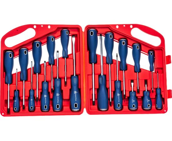 Набор отвёрток в пластиковом кейсе, 20шт МАСТАК 04-20C – изображение 7