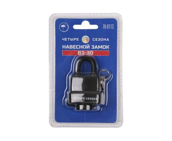 Навесной замок ЧЕТЫРЕ СЕЗОНА ВЗ-30 79-0113 – изображение 9