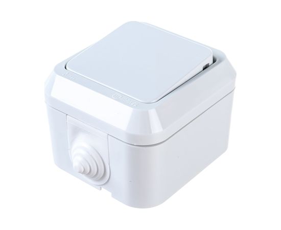 Одноклавишный выключатель, белый Makel 18300 