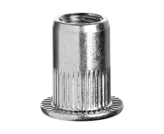 Резьбовые заклепки с насечками ЗУБР Профессионал М8, 10 шт, стальные, стандартный бортик 31318-08 