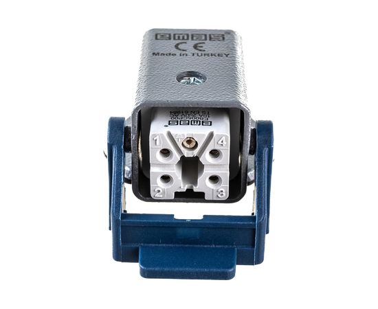 Розетка Emas боковой ввод 5 полюсов, 10А, 250В . EBM05PE41 