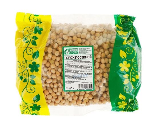 Семена Зеленый уголок горох посевной, 0.5кг 4660001293205 