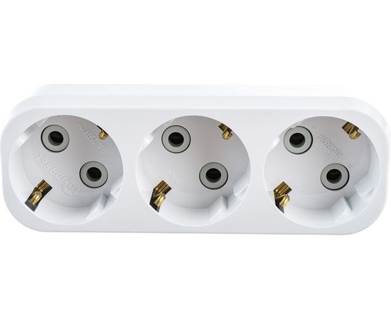 Тройной разветвитель, с заземлением Makel 10033 