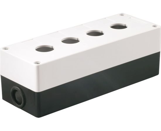Корпус IEK, КП 104, 4-местный, белый, для кнопок ИЭК, BKP10-4-K01 