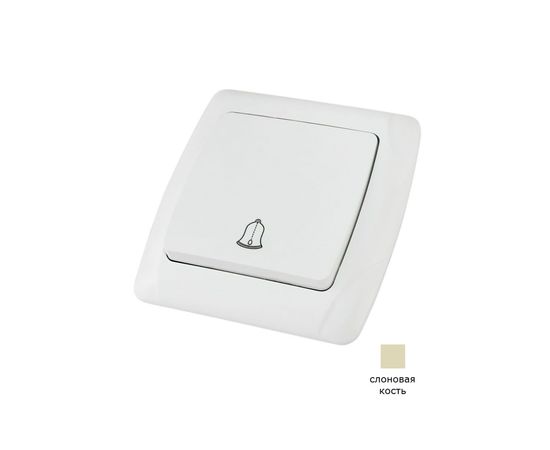 Звонковая кнопка TDM слоновая кость Онега SQ1805-0036 