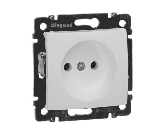 Механизм розетки Legrand 1-м СП Valena 16 А IP21 без заземления белый Leg 774416 