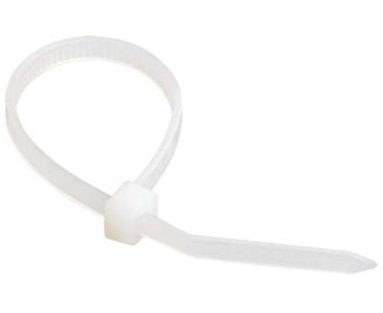 Хомут IEK 4.8x200 нейл. бел. уп.100шт ИЭК UHH31-D048-200-100 