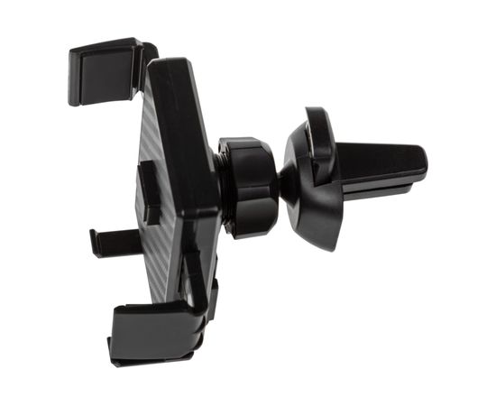 Держатель телефона SKYWAY на дефлектор (шир.58-85мм) 360 черный карбон S00301042 – изображение 2