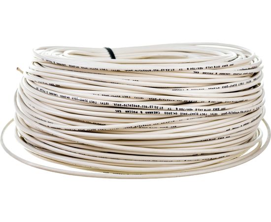 Провод ПУГВ Торкабель 1,5 белый 100м в коробке 0670087116309 – изображение 2