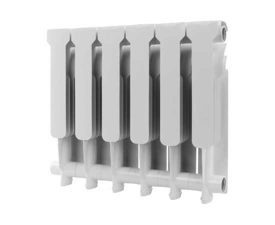 Алюминиевый радиатор ROMMER Profi 350 AL350-80-80-080 6 секций RAL9016 86621 – изображение 2