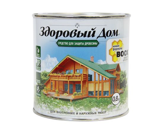 Деревозащитное средство Здоровый Дом тик 0,8 л 90000857547 – изображение 2