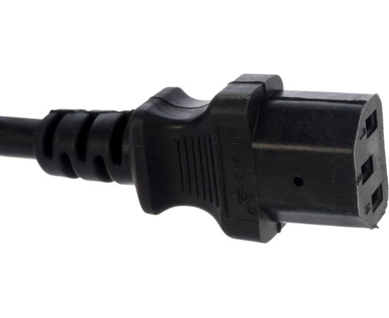 Сетевой шнур REXANT, евровилка угловая - евроразъем С13, кабель 3x1.5 мм.кв, длина 1.5 м 11-1138 – изображение 2