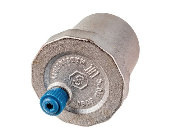 Автоматический воздухоотводчик STOUT вертикальный выпуск, наружная резьба 1/2"", никель, уплотнительное кольцо NBR SVS-1011-000015 RG008UB790S9BL – изображение 2