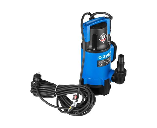 Дренажный насос ЗУБР Профессионал 900 Вт для грязной воды НПГ-Т3-900 – изображение 2