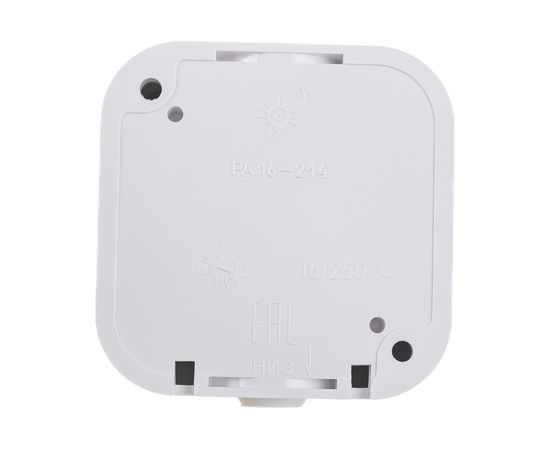 Розетка Bylectrica 1-местная ОУ с заз.конт. IP44 серия Прочие изделия, белый, РА16-214 – изображение 2