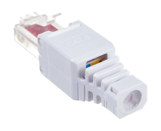 Полевой коннектор LANMASTER RJ-45 8P8C, категории 6 LAN-TMP-U6-WH – изображение 2