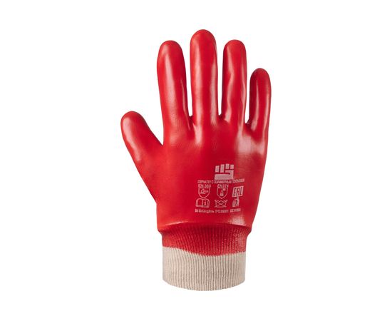 МБС перчатки Фабрика перчаток красные Гранат ПЕР-МБС-КР-120 – изображение 2