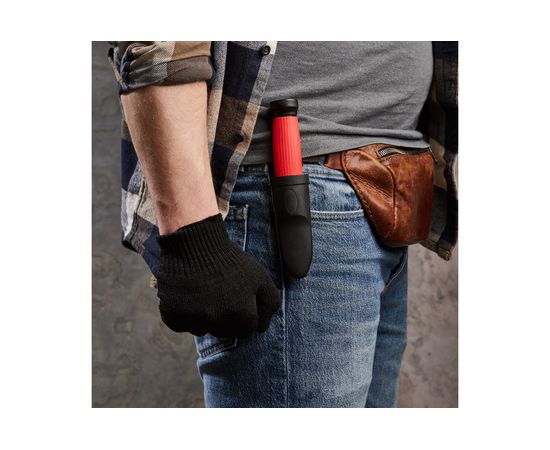 Нож монтажника REXANT нержавеющая сталь, двухсторонняя заточка, лезвие 33 мм 12-4931 – изображение 3