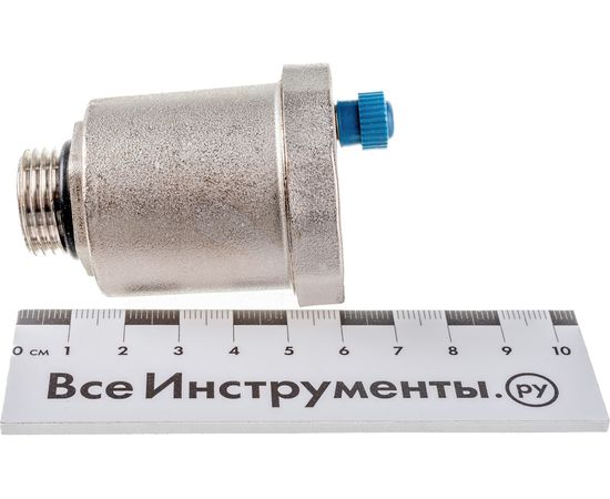 Автоматический воздухоотводчик STOUT вертикальный выпуск, наружная резьба 1/2"", никель, уплотнительное кольцо NBR SVS-1011-000015 RG008UB790S9BL – изображение 4