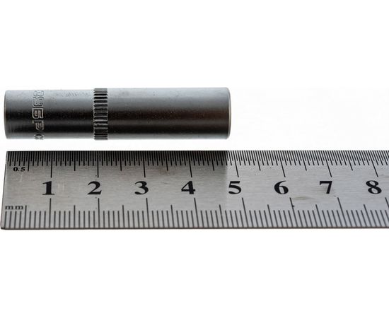 Головка торцовая удлиненная МАСТЕР (8 мм; 1/4""; Cr-V; FLANK) Зубр 27717-08 – изображение 4