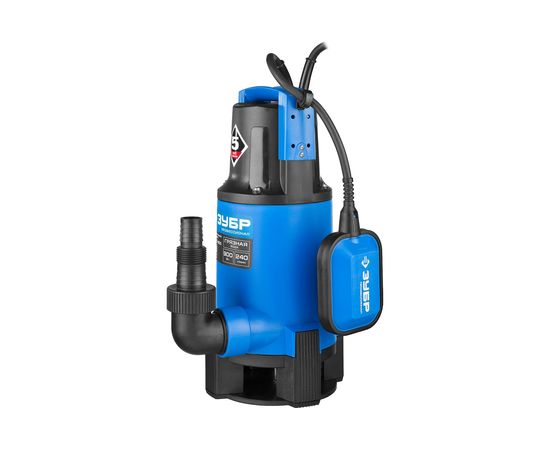 Дренажный насос ЗУБР Профессионал 900 Вт для грязной воды НПГ-Т3-900 – изображение 5