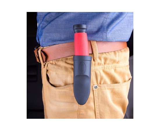 Нож монтажника REXANT нержавеющая сталь, двухсторонняя заточка, лезвие 33 мм 12-4931 – изображение 5