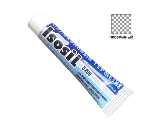 Силиконовый санитарный герметик для ванной и кухни ISOSIL S205 бесцветный, 40 мл 2050005 – изображение 5