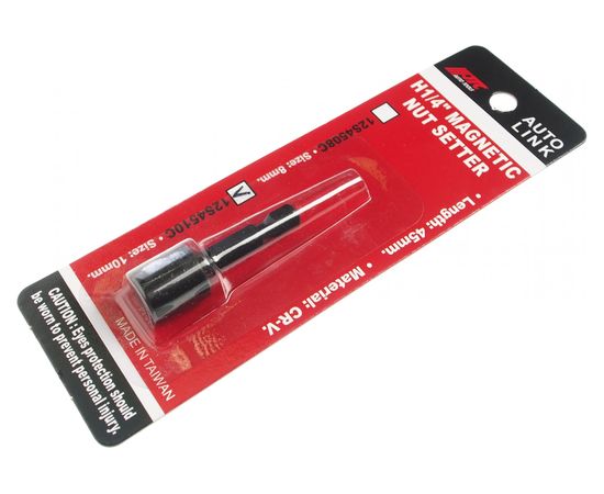 Бита с торцевой головкой магнитная для 1/4"x10 мм шуруповёрта в блистере JTC-12S4510C – изображение 7