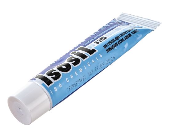 Силиконовый санитарный герметик для ванной и кухни ISOSIL S205 бесцветный, 40 мл 2050005 – изображение 8