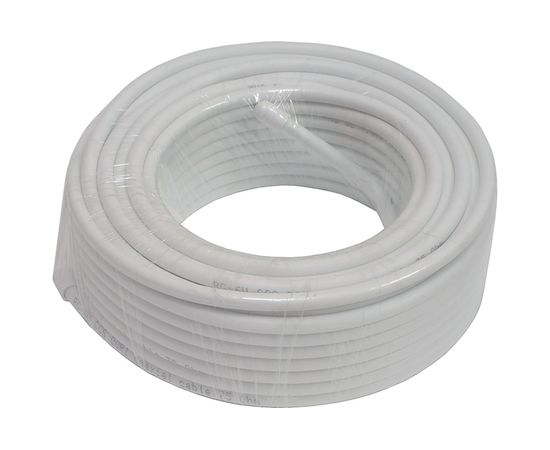 Коаксиальный кабель DORI RG-6 U белый CCA 20м, шт 1126-2 