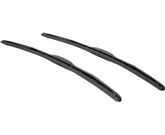 Комплект гибридных щеток стеклоочистителя KRAFT 500/500 мм, 2 адаптера KT 830870 