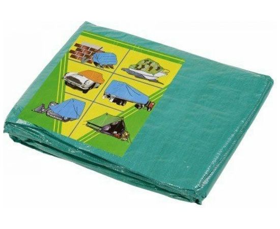 Универсальный полимерный влагозащитный тент c люверсами Biber 3х4 м 93282 тов-156785 