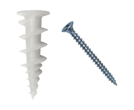 Нейлоновый анкер для листовых материалов Friulsider TAN с шурупом ФАС 75998 4 11 