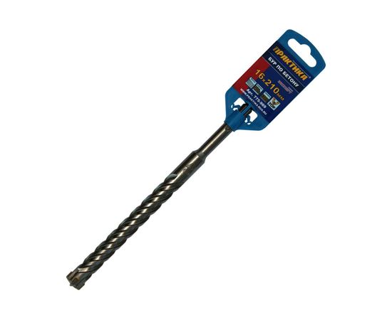 Бур Х-тип серия Эксперт по бетону (16х210 мм; SDS-plus) ПРАКТИКА 775-969 