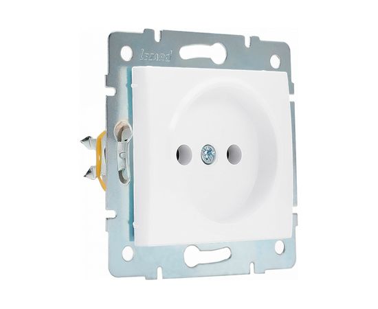 Розетка LEZARD KARINA б/ з керамика белая 707-0288-121 