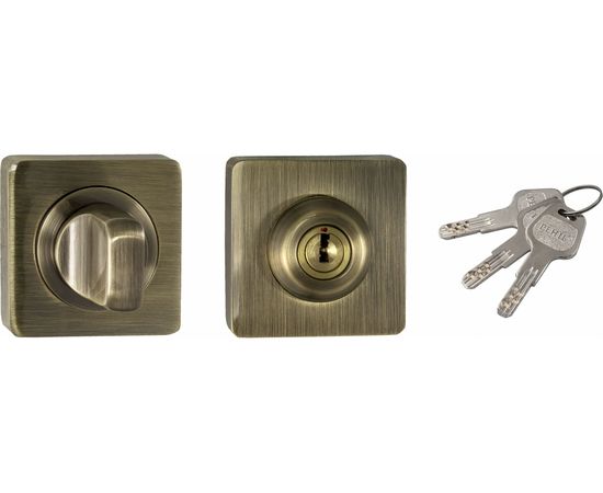 Завёртка с ключом РЕНЦ бронза античная BK-K 02 AB 