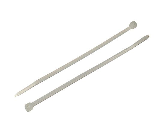 Нейлоновый хомут стяжка DolleX 2,5х100 мм, уп. 100 шт., белый SN-210 