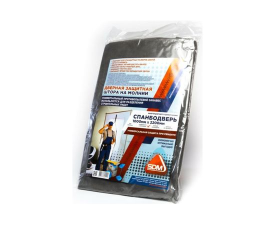 Спанбодверь 100х220 см крепеж-липучка белая SDM 5060 