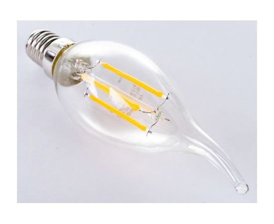 Светодиодная нитевидная прозрачная лампа Фарлайт свеча на ветру СW35 11Вт 2700К Е14 FAR000124 