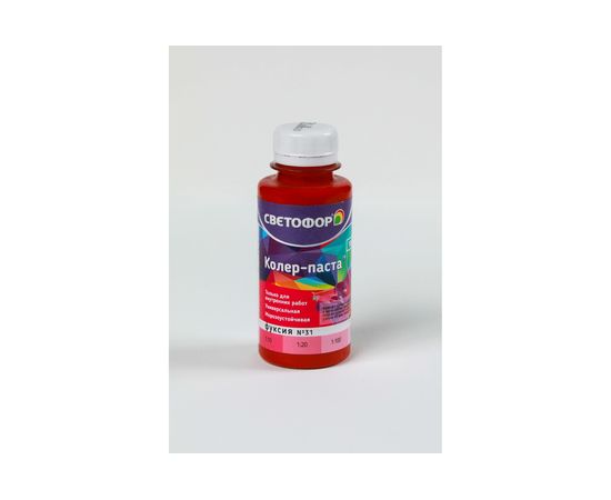 Колер-паста Светофор №31 фуксия 0,1л ЗОР00007010 – изображение 2