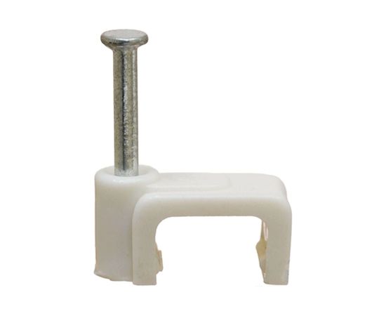 Скоба для кабеля, плоская Б 6мм, 50шт - пакет Tech-Krep 103656 – изображение 2