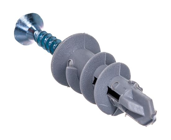 Анкер дюбель Tech-Krep DRIVA NYLON с шурупом 4 шт - пакет 102947 – изображение 2