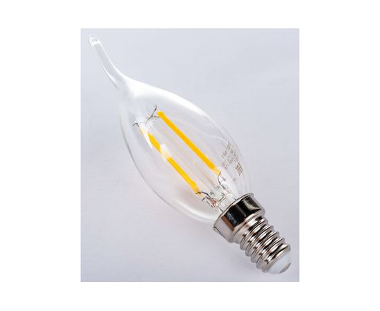 Светодиодная нитевидная прозрачная лампа Фарлайт свеча на ветру СW35 11Вт 2700К Е14 FAR000124 – изображение 2